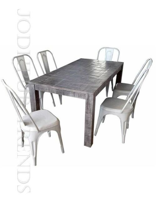 Distressed Dining Set | Cafe Table And Chairs Set