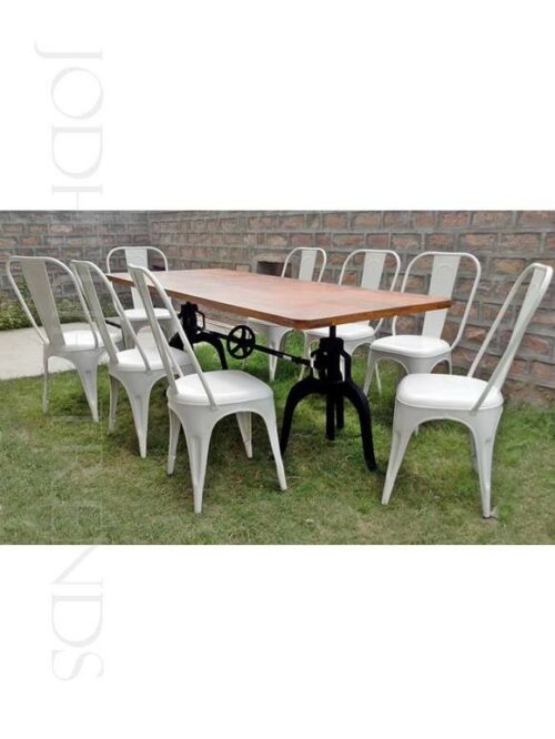 Industrial Dining Set | Cafe Bistro Table And Chairs