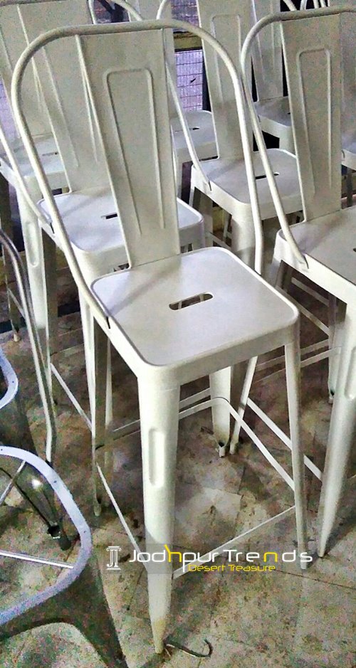 High Barchair | White Restaurant Chairs