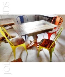 Cafeteria Dining Set | Restaurant Bistro Table And Chairs