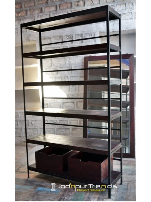 Bookcase in Mango Wood | Hotel Furniture Suppliers
