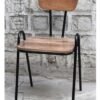 Bistro Chair in Reclaimed Wood | Comfortable Restaurant Chairs