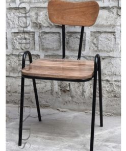 Bistro Chair in Reclaimed Wood | Comfortable Restaurant Chairs