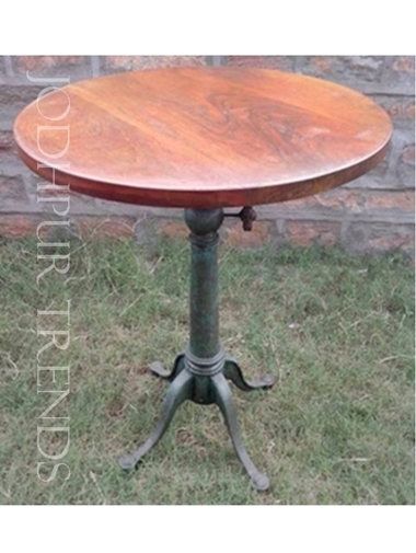 Round Cast Iron Bar Table | Round Cafe Tables