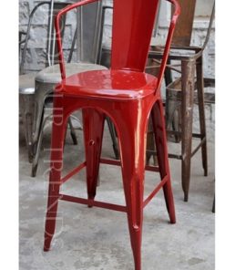 Red Bar Chair | Garden Furniture Cast Iron