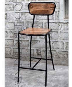 Barchair in Industrial Pipe Design | Wholesale Wrought Iron Furniture