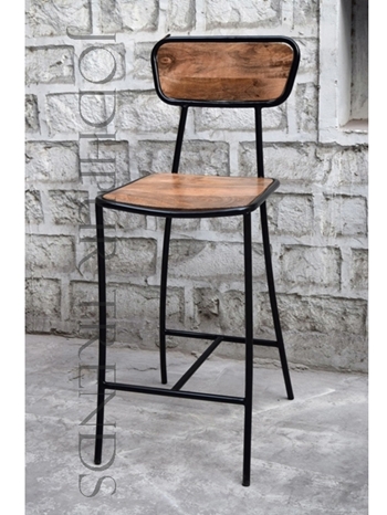 Barchair in Industrial Pipe Design | Wholesale Wrought Iron Furniture