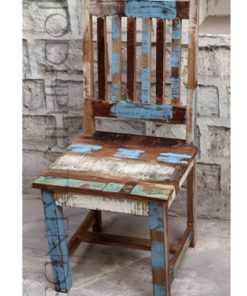 Dining Chair in Reclaimed Wood | Wood Restaurant Chairs For Sale