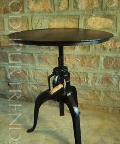 Crank Dining Table cum Bar Table | Industrial Crank Furniture