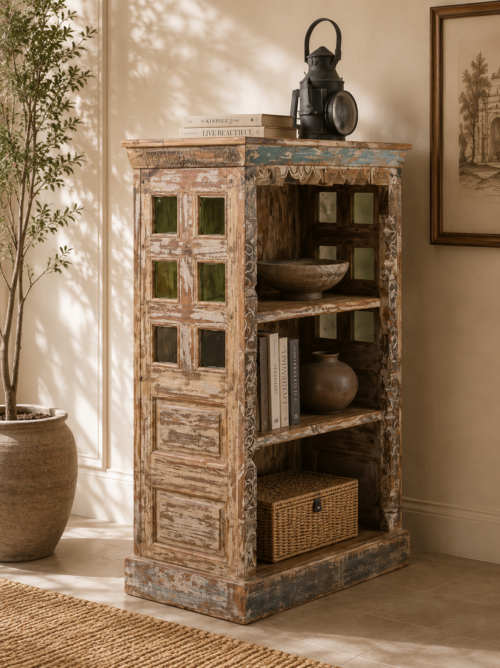 Recycled Vintage Bookcase product image at jodhpurtrends.in