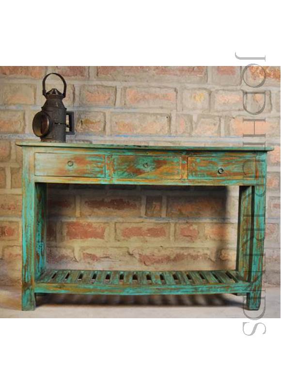 Handpainted Console Table | Home Furniture Vintage