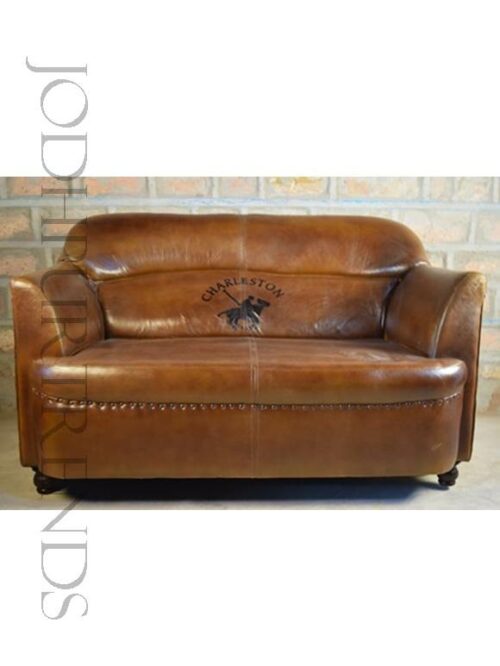 Bespoke Loveseat in Leather | Genuine Leather Sofa Set