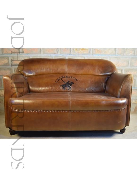 Loveseat Genuine Leather Sofa Set, Original Leather Sofa Set