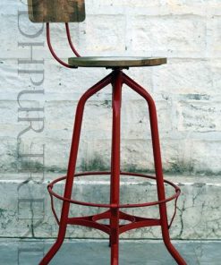 Vintage Drafting Bar Chair | Vintage Industrial Style Furniture