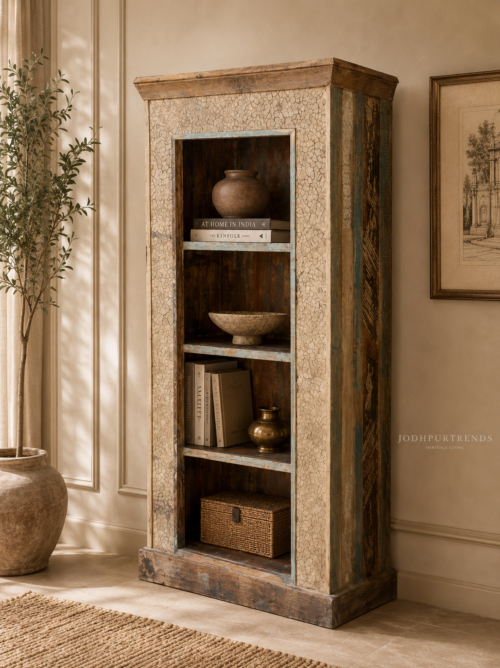Vintage Cube Indian Bookcase product image at jodhpurtrends.in