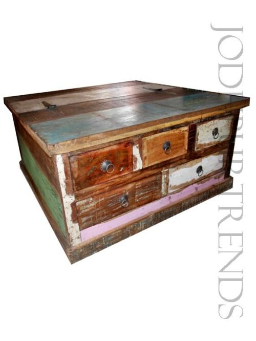 Coffee Table in Reclaimed Wood | Wholesale Furniture India