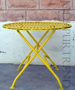 Cafe Table in Yellow | Dining Furniture Manufacturers