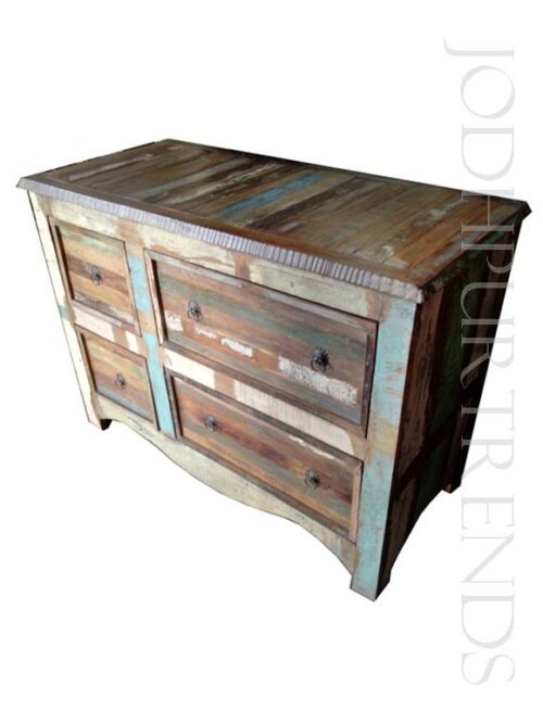 Rustic Drawer Chest | Indian Living Room Furniture