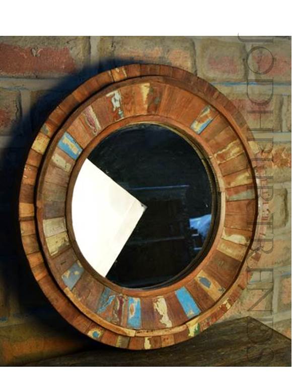 Rustic Handcrafted Mirror Frame | Rustic Living Room Furniture