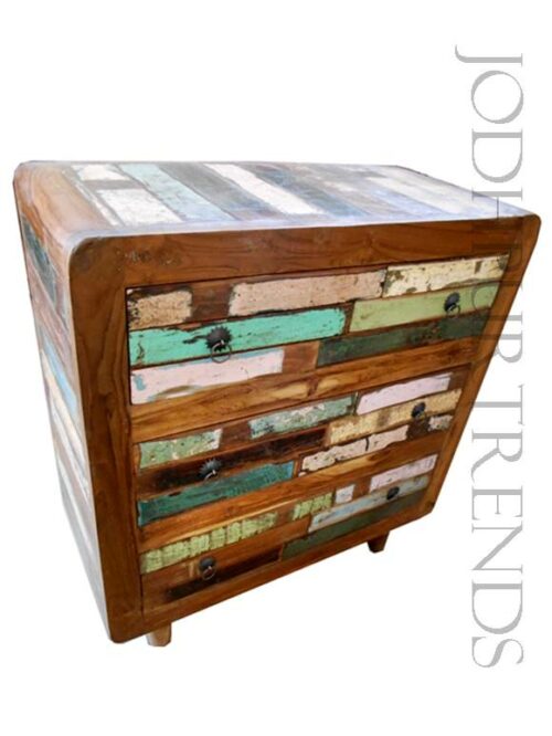 Vintage Industrial Chest of Drawers | Reclaimed Wood Furniture Vintage
