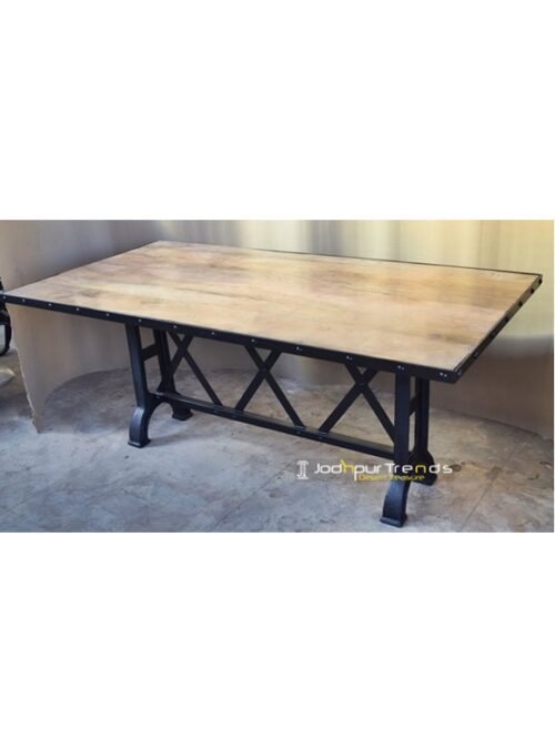 jodhpur trends industrial retro indian furniture cast iron tables