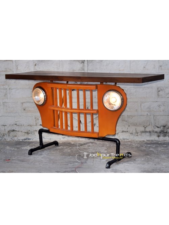 Industrial Console in Jeep Design | Jodhpur Rajasthan Furniture