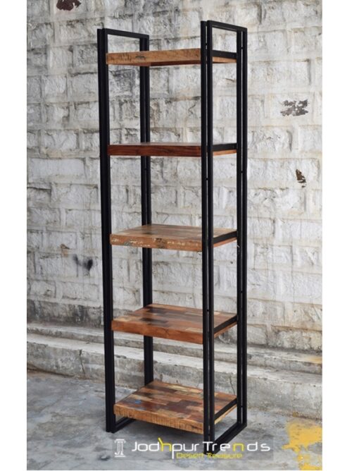 Industrial Etagere Bookcase | Jodhpur Handicraft Furniture