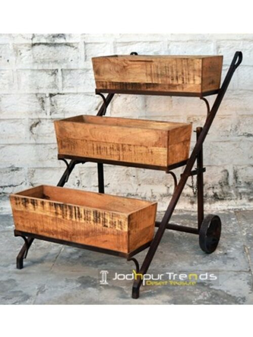 3 Shelf Trolley | Jodhpur Furniture Fair 2013