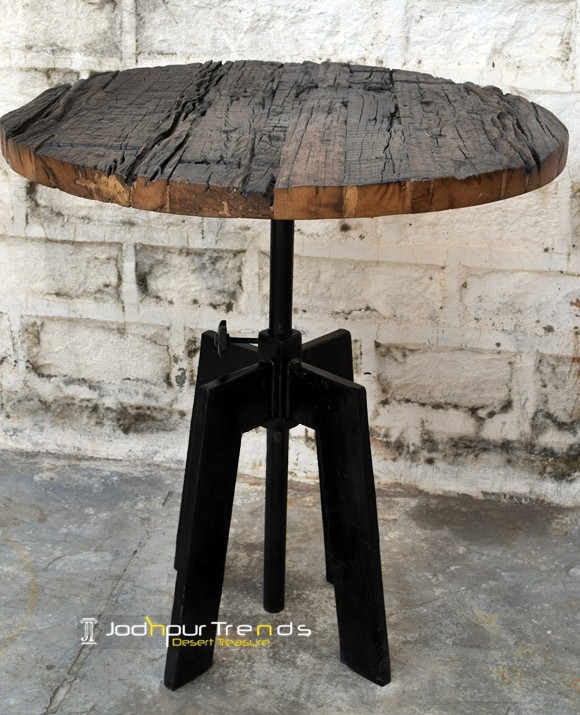Reclaimed Wood Bar Table | Restaurant Table and Chair Sets