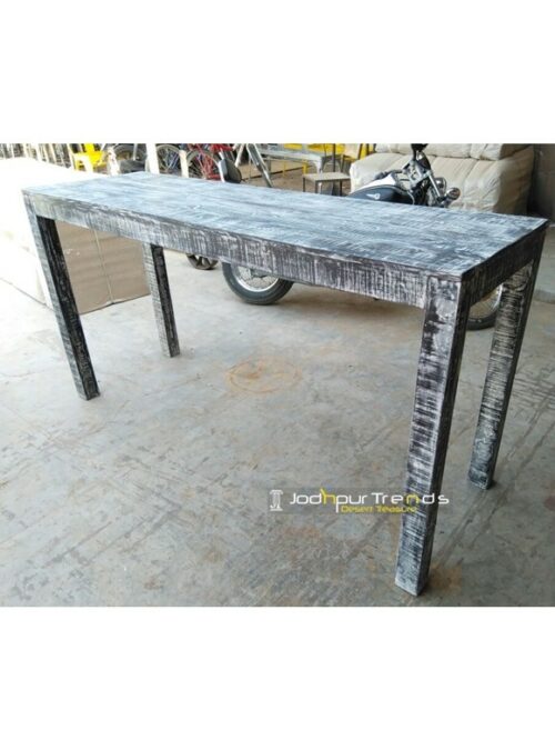 Industrial Bar Table in Blue | Cafe Furniture for Sale