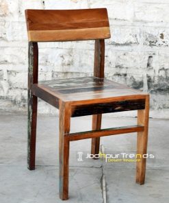 Reclaimed Dining Chair | Restaurant Furniture Manufacturers in Bangalore