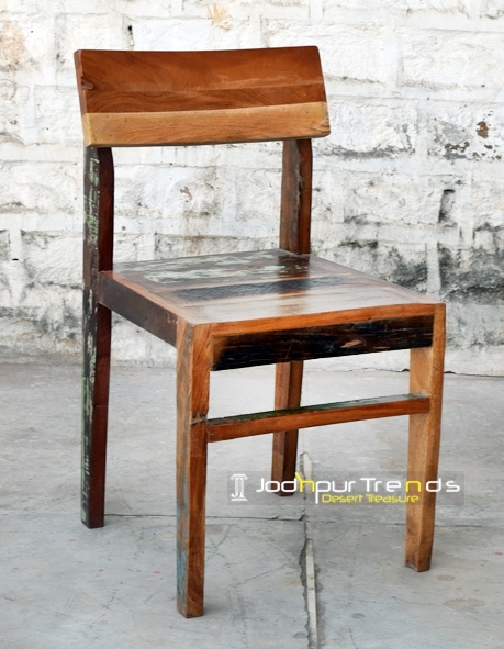 Reclaimed Dining Chair | Restaurant Furniture Manufacturers in Bangalore