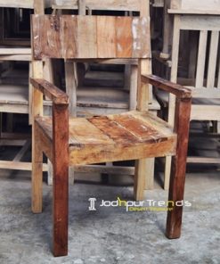 Reclaimed Wood Dining Chair | Cafe Furniture Design