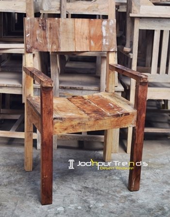 Reclaimed Wood Dining Chair | Cafe Furniture Design