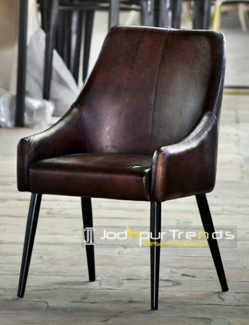 Leather Dining Chair | Chairs for Restaurant Wholesale India | JodhpurTrends.in