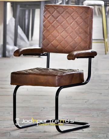 Leather Armchair | Chairs for Restaurant in India | JodhpurTrends.in