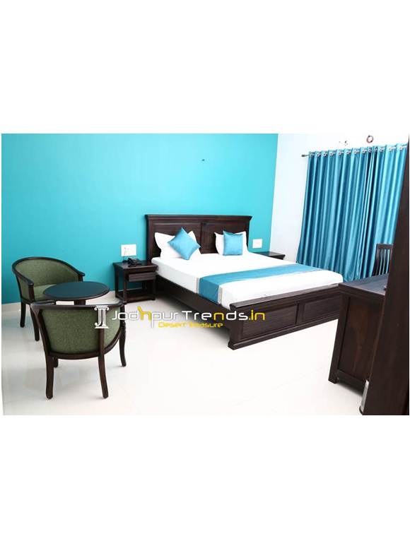 Custom Hotel Furniture Hotel Room Bed Resort Room Bed Safari Bed (2)