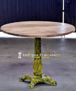 European Table, Cast Iron Table , Food Court Table,  Cafe Restaurant Furniture
