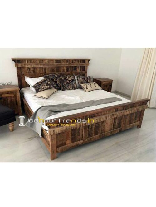 Hospitality Contract Furniture Hotel Room Bed Resort Room Bed Safari Bed