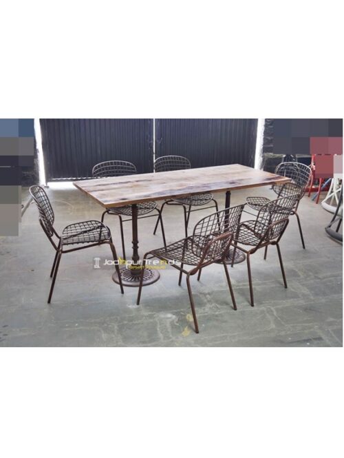 Commercial Restaurant Furniture Casting Table Set Contract Restaurant Furniture
