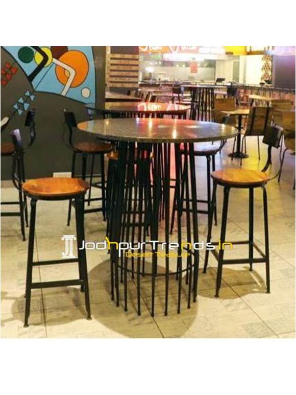 Industrial Pub Table Solid Bar Table Nightclub Furniture Wholesale