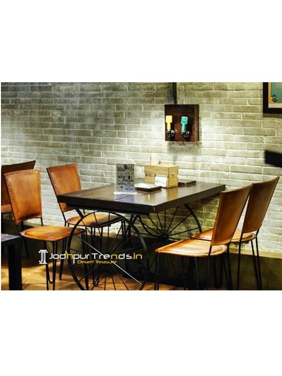 Leather Dining Set Commercial Table Set Commercial Furniture Suppliers