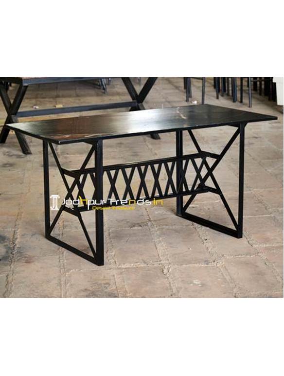 Metal Granite Restaurant Table Outdoor Table Design