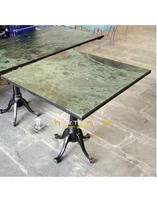 Green Granite Table Outdoor Table and Chairs