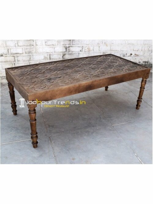 Hand Carved Restaurant Table Restaurant Table India