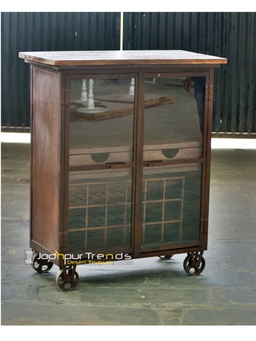 Rustic Bar Cabinet Best Industrial Furniture
