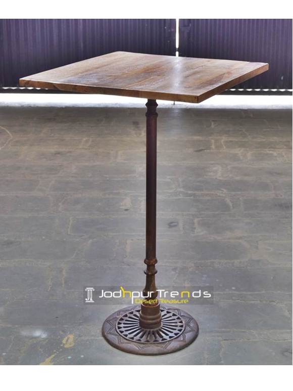 Single Leg Bar Table Bistro Table Set