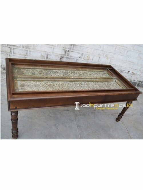 Wooden Old Door Table Rustic Dining Table India