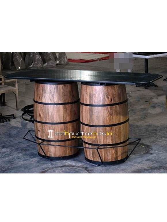 Industrial Barrel Inspire Counter Bar Table