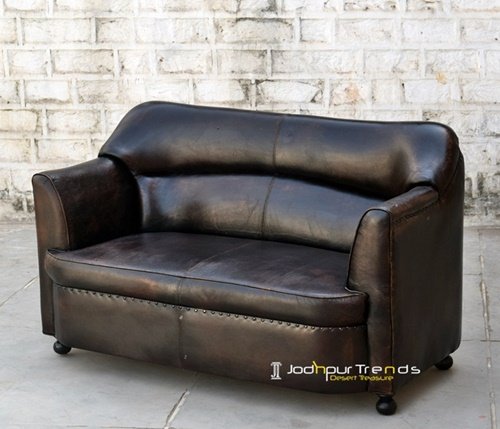 Original Leather Two Seater Restaurant, Original Leather Sofa